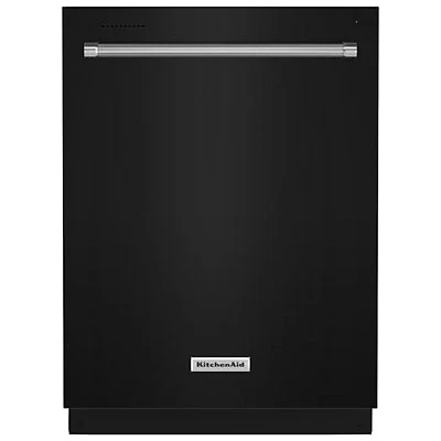 KitchenAid 24" 39dB Built-In Dishwasher with Third Rack (KDTE204KBL) - Black