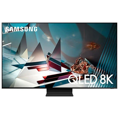 Open Box - Samsung 65" 8K UHD HDR QLED Tizen Smart TV (QN65Q800TAFXZC) - Titan Black