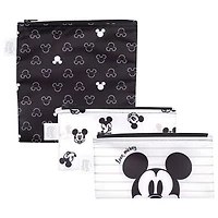 Bumkins Reusable Snack Bags - 3-Pack - Mickey Mouse