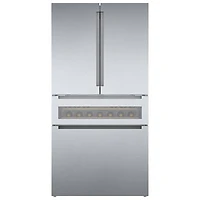 Bosch 36" 21.2 Cu. Ft. French Door Refrigerator with Ice Dispenser (B36CL81ENG) - Stainless Steel