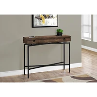 Monarch Modern Rectangular Console Table with Drawer