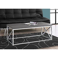 Monarch Modern Rectangular Coffee Table - Grey