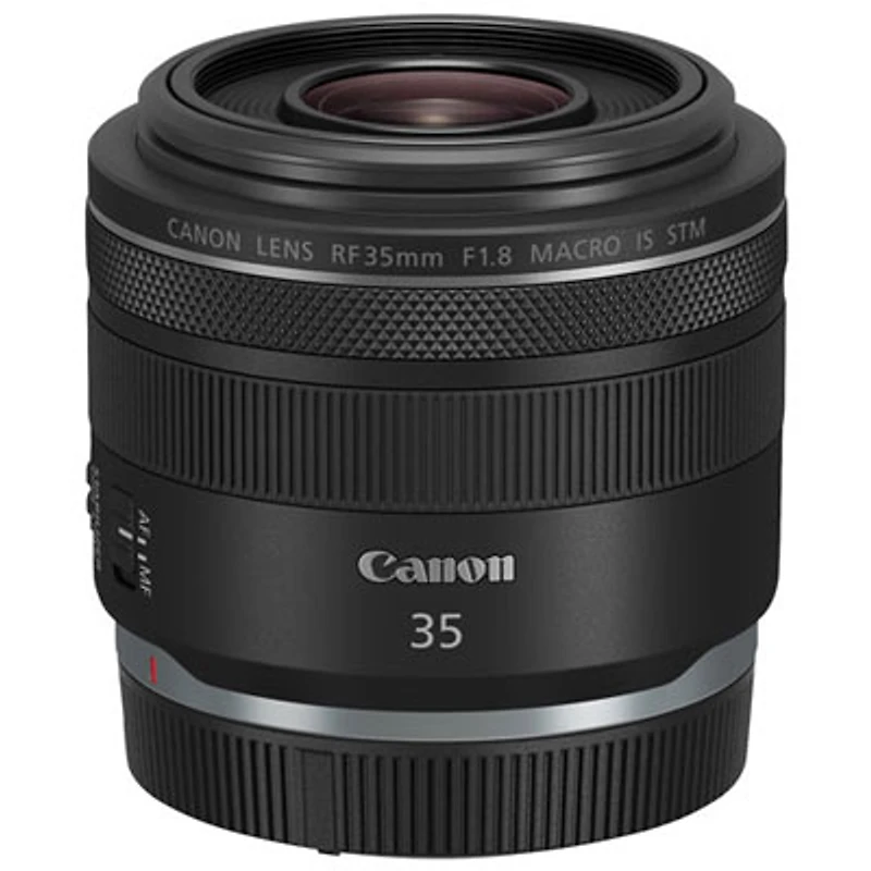 Open Box - Canon RF 35mm f/1.8 Macro IS STM Lens - Black