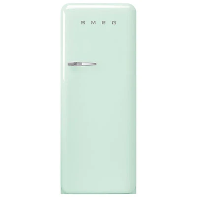 Smeg 50's 24" 9.2 Cu. Ft. All-Fridge Refrigerator (FAB28URPG3) - Pastel Green