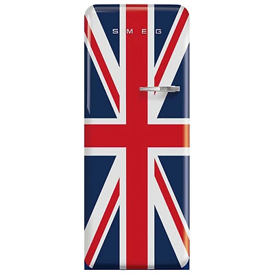 Smeg 50's 24" 9.2 Cu. Ft. All-Fridge Refrigerator (FAB28ULDUJ3) - Union Jack