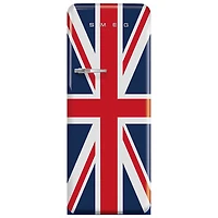 Smeg 50's 24" 9.2 Cu. Ft. All-Fridge Refrigerator (FAB28URDUJ3) - Union Jack