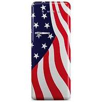 Smeg 50's 24" 9.2 Cu. Ft. All-Fridge Refrigerator (FAB28URDUS3) - US Flag