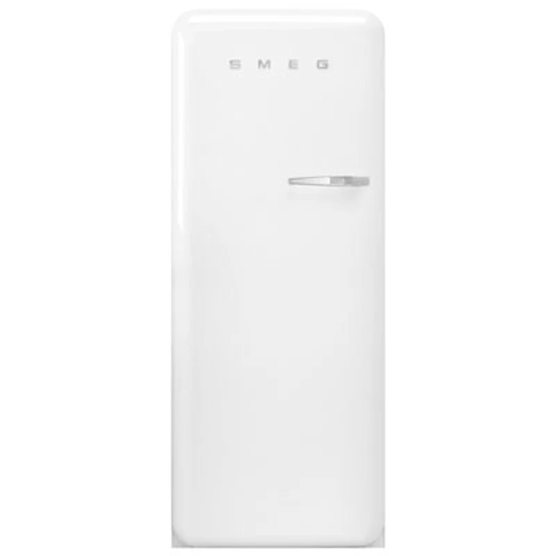 Smeg 50's 24" 9.2 Cu. Ft. All-Fridge Refrigerator (FAB28ULWH3) - White