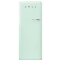 Smeg 50's 24" 9.2 Cu. Ft. All-Fridge Refrigerator (FAB28ULPG3) - Pastel Green