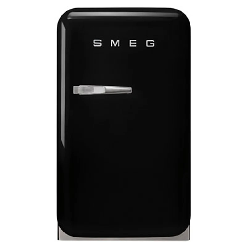 Smeg 50's 1.2 Cu. Ft. Freestanding Bar Fridge (FAB5URBL3) - Black