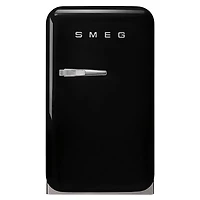 Smeg 50's 1.2 Cu. Ft. Freestanding Bar Fridge (FAB5URBL3) - Black