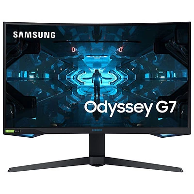 Open Box - Samsung Odyssey G7 27" WQHD 240Hz 1ms GTG Curved VA LED G-Sync Gaming Monitor