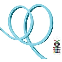 Tzumi auraLED ColorShape 4.88m (16 ft.) Outdoor Rope Light