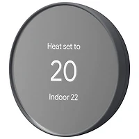 Google Nest Wi-Fi Smart Thermostat - Charcoal