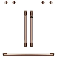 Café 7-Piece Wall Oven Handle & Knob Kit (CXWDFHKPMCU) - Brushed Copper