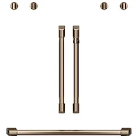 Café 7-Piece Wall Oven Handle & Knob Kit (CXWDFHKPMBZ) - Brushed Bronze