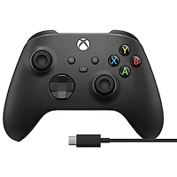 Xbox Wireless Controller (2020) with USB-C Cable - Carbon Black