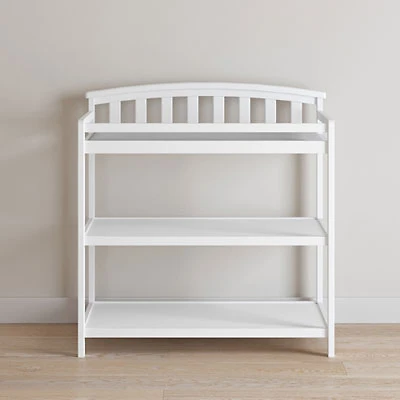 Forever Eclectic Curve Top Changing Table - Matte White