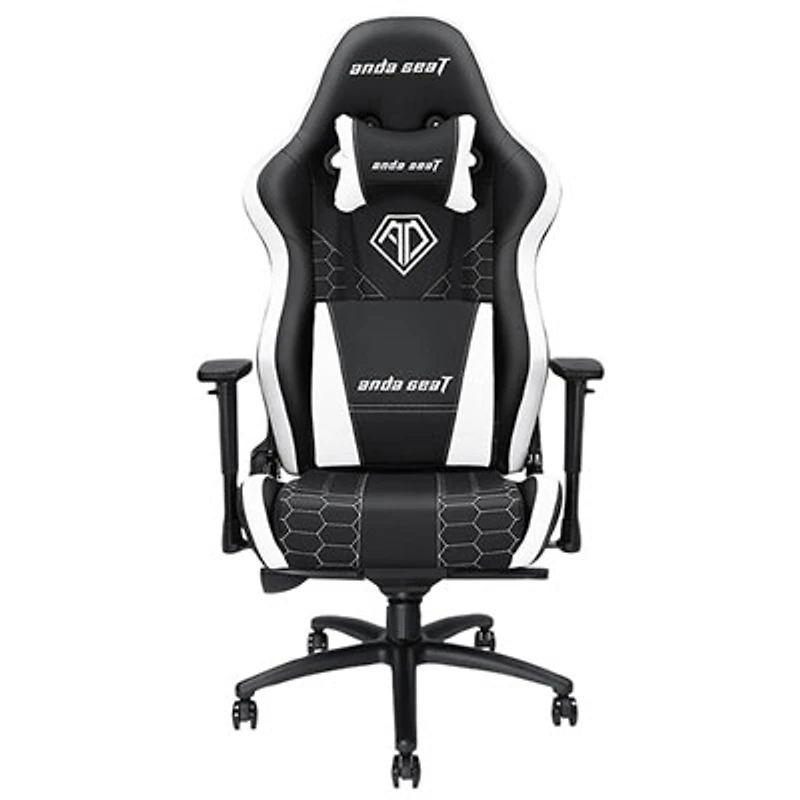 Anda Seat Spirit King Faux Leather Gaming Chair - Black/White