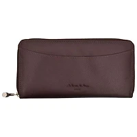 Club Rochelier RFID Genuine Leather Card Holder Wallet - Burgundy