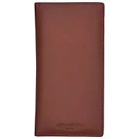 Club Rochelier RFID Genuine Leather Checkbook Wallet - Brown