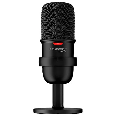 HyperX SoloCast Gaming USB Condenser Microphone - Black
