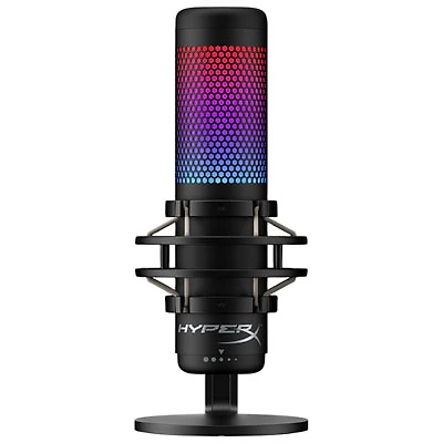 HyperX QuadCast S RGB USB Condenser Microphone - Black