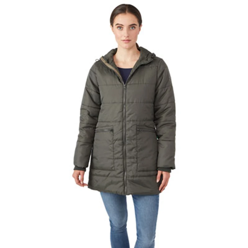 Modern Eternity Gianna Maternity Puffer Coat - Large