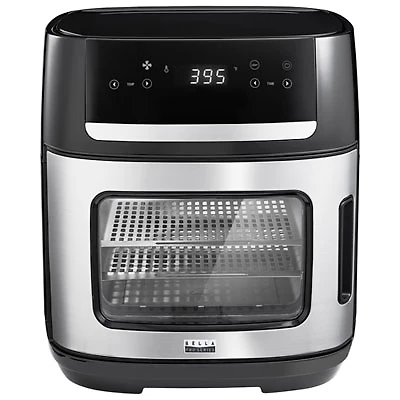 Bella Pro Manual Air Fryer Pizza Oven with Rotisserie - 12L (12.6 QT) - Stainless Steel - Only at Best Buy