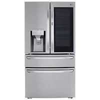 LG 36" 22.5 Cu. Ft. French Door Refrigerator (LRMVC2306S) - Stainless - Open Box - Scratch & Dent