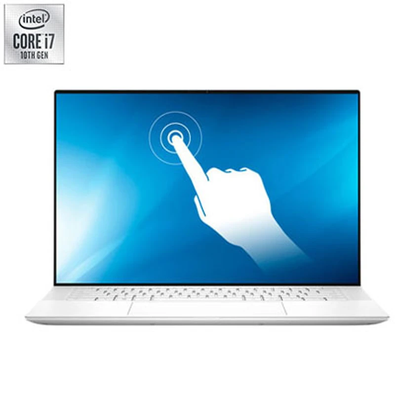 Open Box - Dell XPS 15.6" Touchscreen Laptop - White (Intel i7-10750H/512GB SSD/16GB RAM/Win 10) -Eng