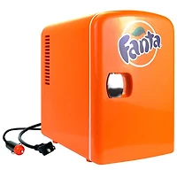 Coca-Cola Fanta 0.14 Cu. Ft. Freestanding Bar Fridge (FA04) - Orange