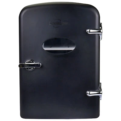Koolatron 0.14 Cu. Ft. Freestanding Bar Fridge (KRT04-B) - Black