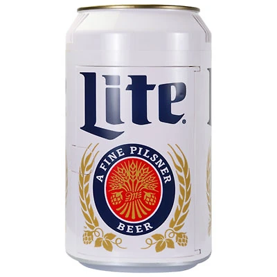 Miller Lite 0.19 Cu. Ft. Freestanding Bar Fridge (ML06) - Grey