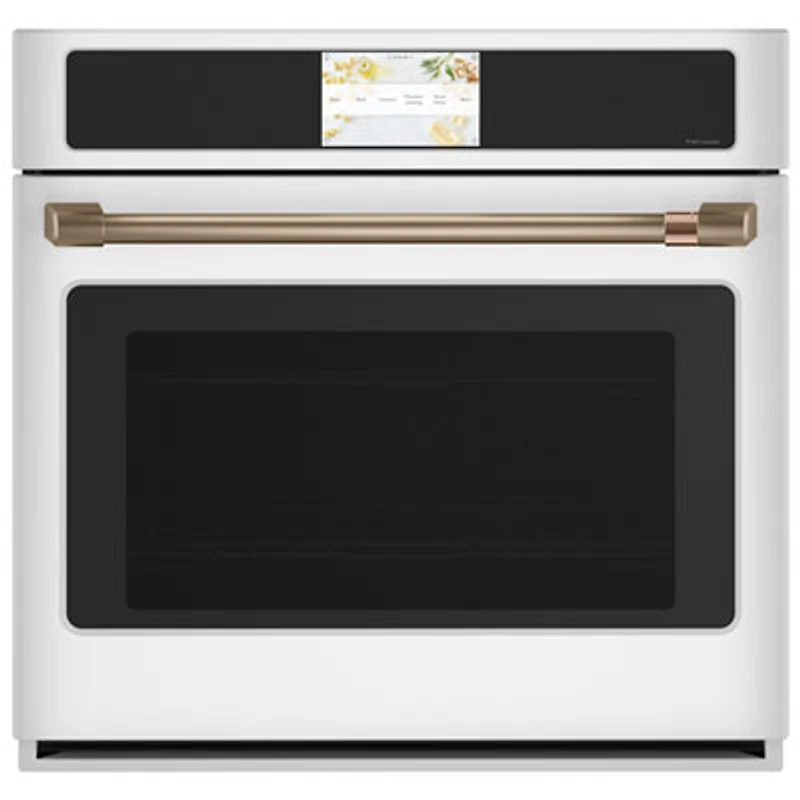 Café 30" 5 Cu. Ft. True Convection Electric Wall Oven (CTS90DP4NW2) - Matte White