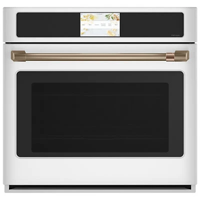 Café 30" 5 Cu. Ft. True Convection Electric Wall Oven (CTS90DP4NW2) - Matte White