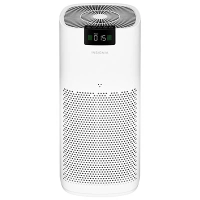 Insignia Medium Room Air Purifier with HEPA Filter - White