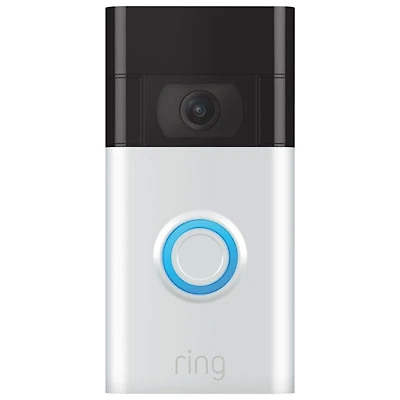 Ring Wi-Fi Video Doorbell (2nd Generation) - Satin Nickel