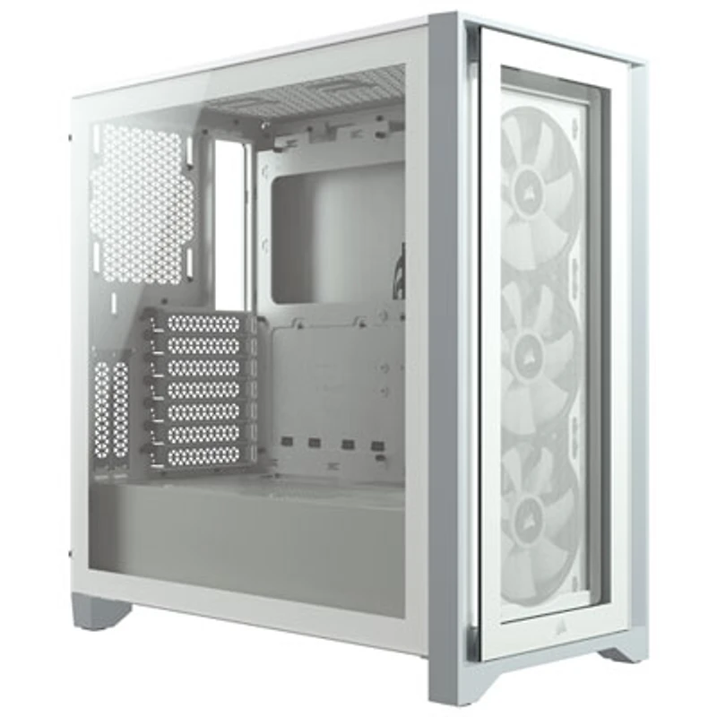 Corsair 5000D Airflow Mid-Tower ATX Computer Case - White