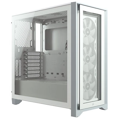 Corsair 5000D Airflow Mid-Tower ATX Computer Case - White
