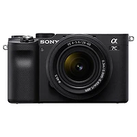 Open Box - Sony Alpha 7C Full-Frame Mirrorless Camera with 28-60mm Lens Kit - Black