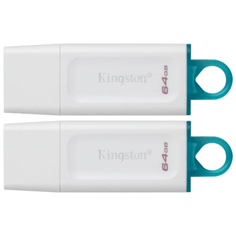 Kingston DataTraveler Exodia 64GB USB 3.2 Flash Drive - 2 Pack