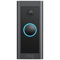 Ring Wired Wi-Fi Video Doorbell - Black