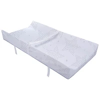 Simmons Contoured Changing Pad - White/Grey Cover