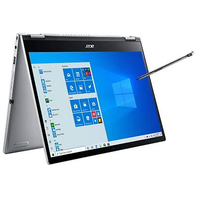 Acer Spin 3 13.3" Touchscreen 2-in-1 Laptop - Silver (Intel Evo i5-1135G7/512GB SSD/8GB RAM/Win 10)