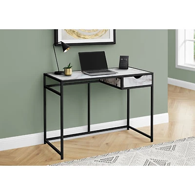 Monarch Metal-Frame 42.25"W Computer Desk with Drawer