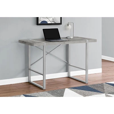 Monarch 49"W Computer Desk - Grey/Silver