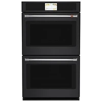 Cafe 30" 10 Cu. Ft. Double True Convection Electric Wall Oven (CTD90DP3ND1) - Matte Black