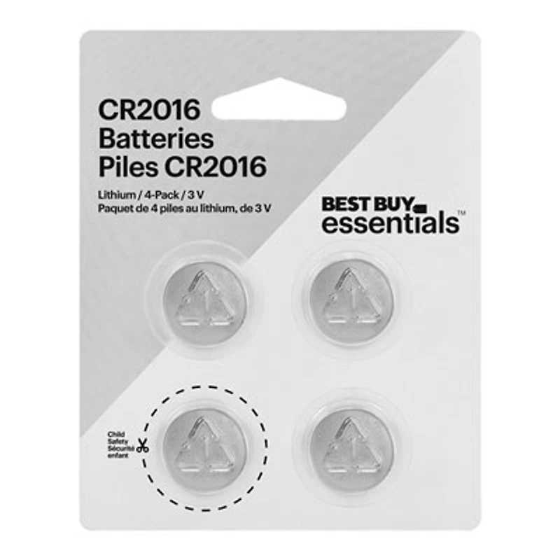 Best Buy Essentials CR2025 Lithium Batteries - 4 Pack