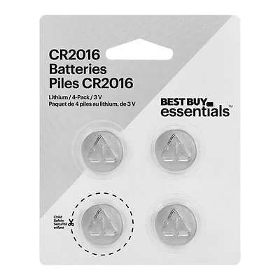 Best Buy Essentials CR2025 Lithium Batteries - 4 Pack
